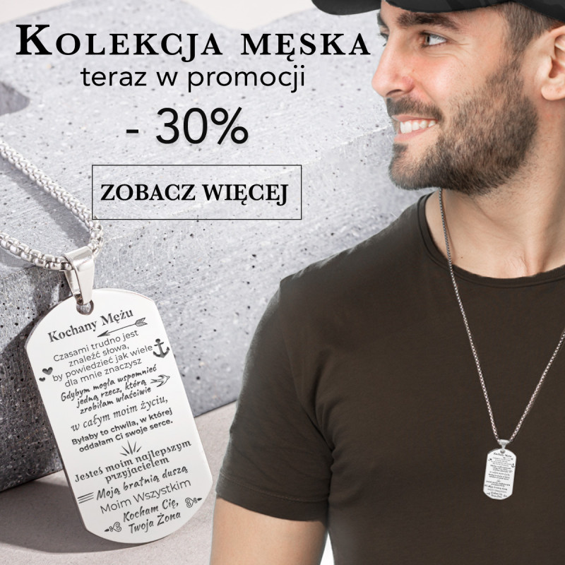 Baner - promocja na kolekcję męską